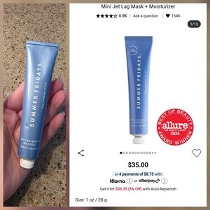 Summer Fridays Jet Lag Mask